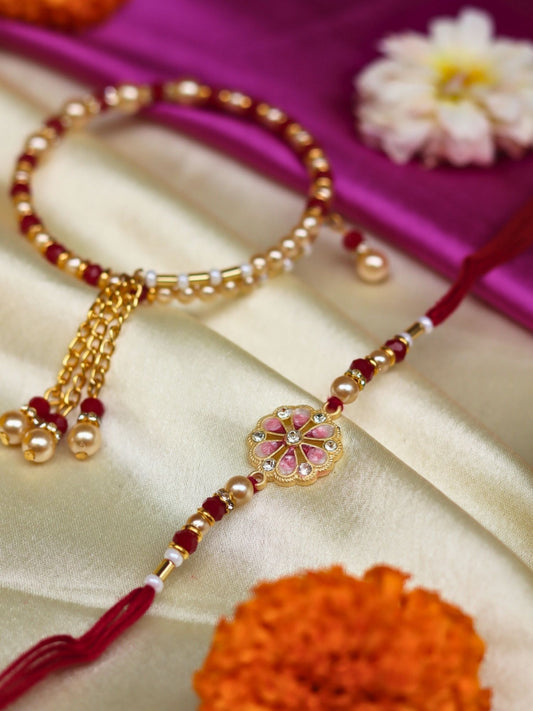 handmade Stylish Bhaiya Bhabhi Rakhi