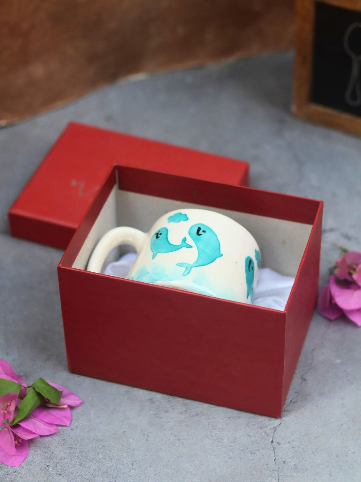 Dolphin Mug in a Gift Box with premium quality material