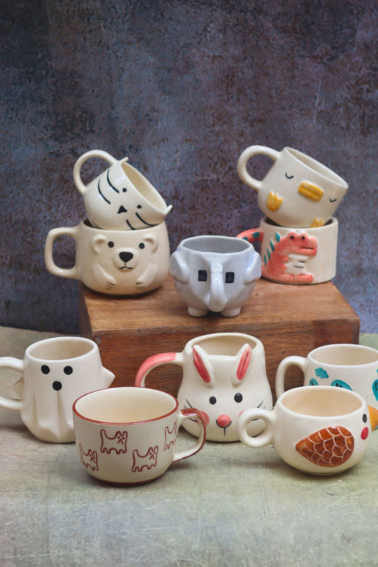 Set of 10 Mystic Animal Mugs (for the price of 7)