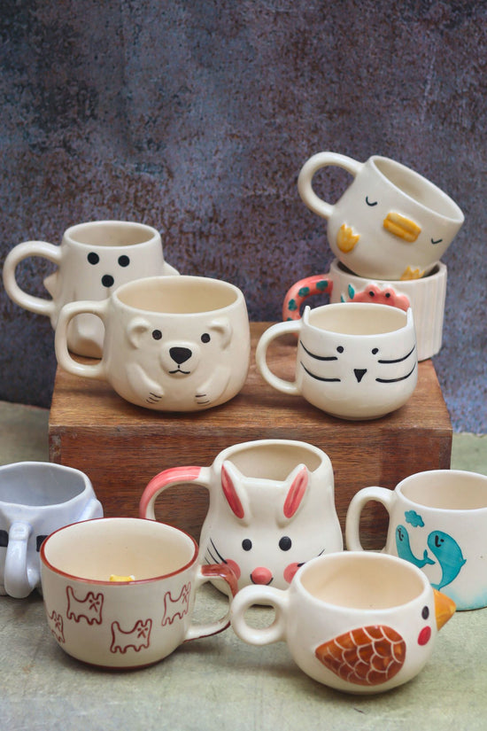 Set of 10 Mystic Animal Mugs (for the price of 7)