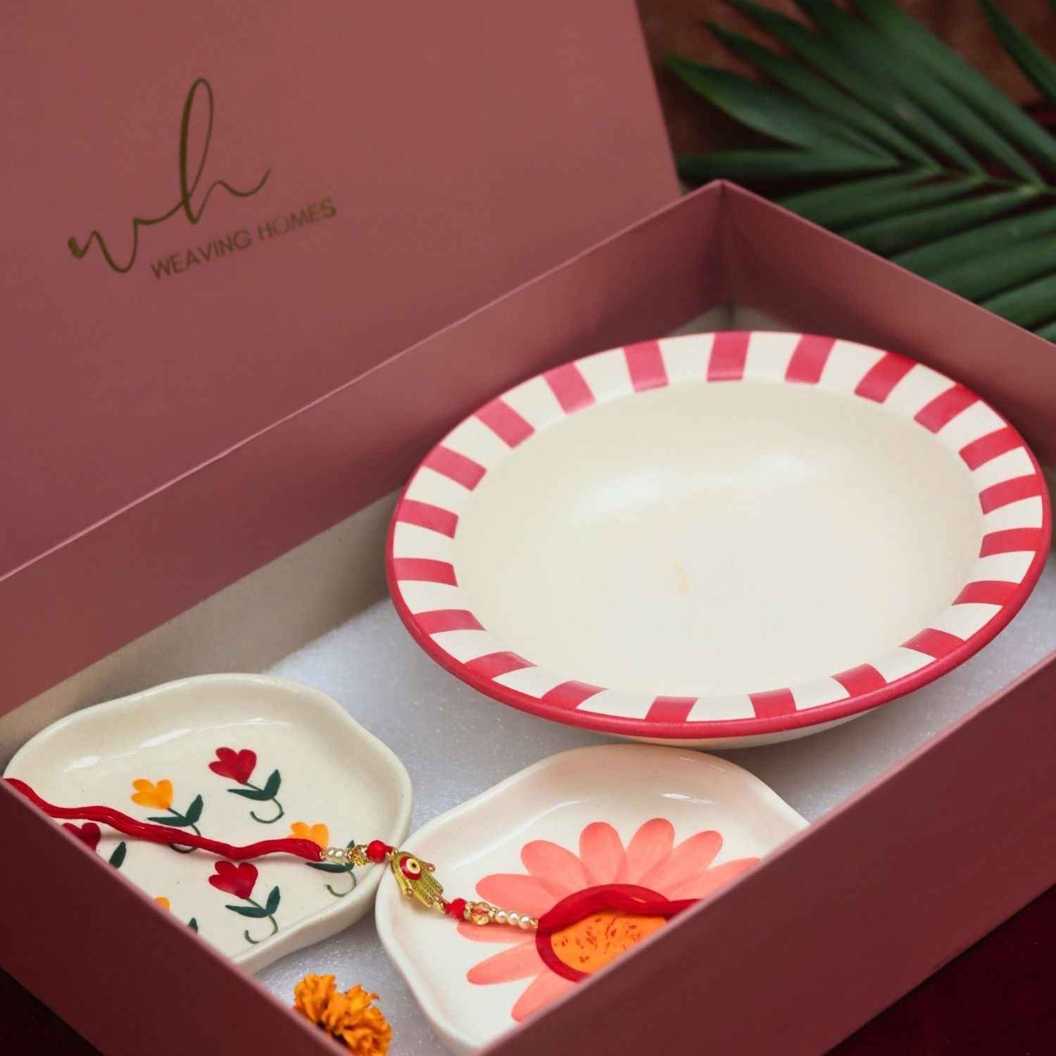 The Red Love Rakhi Gift Hamper