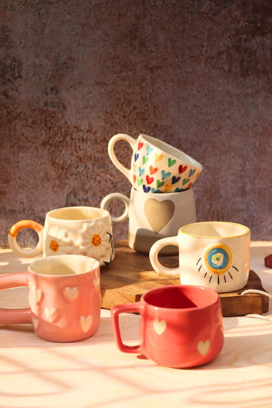 Set of 6 Berry & Bloom Love Mugs (for the price of 5)