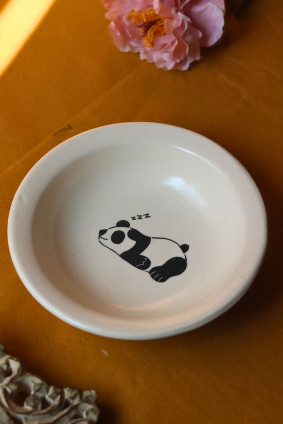 Panda pasta plate with premium quality material