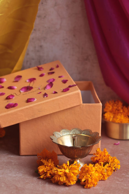 handmade Swarn Deep Diya Diwali Gift Box