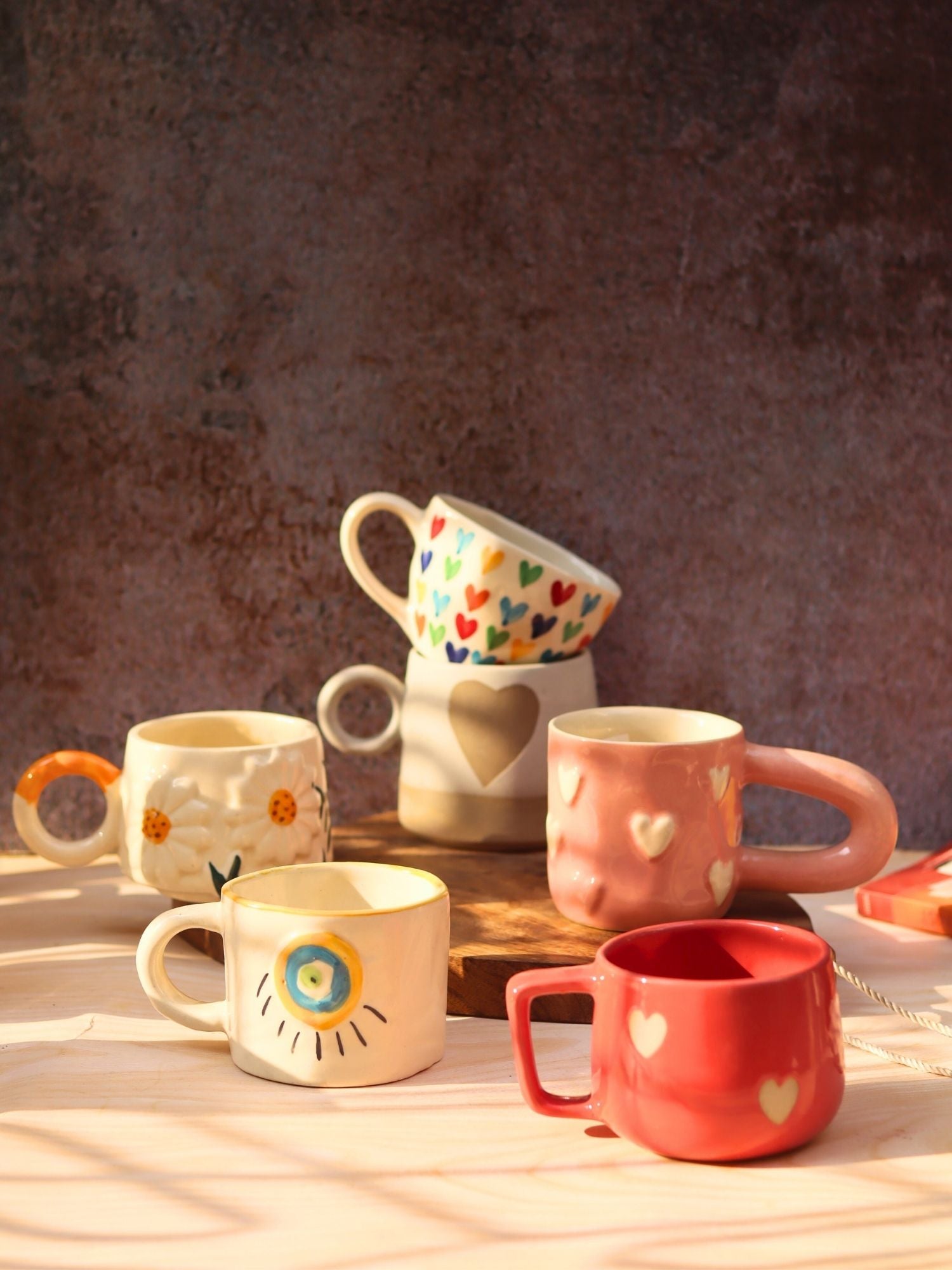 Set of 6 Berry & Bloom Love Mugs (for the price of 5)