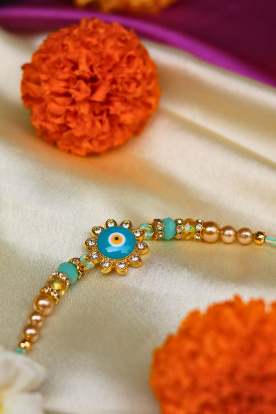 Handmade Evil Eye Cluster Rakhi