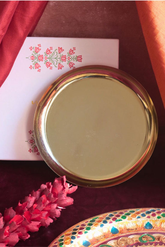 Daawat plate in a Gift Box handmade in india