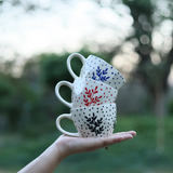 fall leaf mugs made by ceramic 