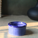 Ceramic ramekin solid blue 