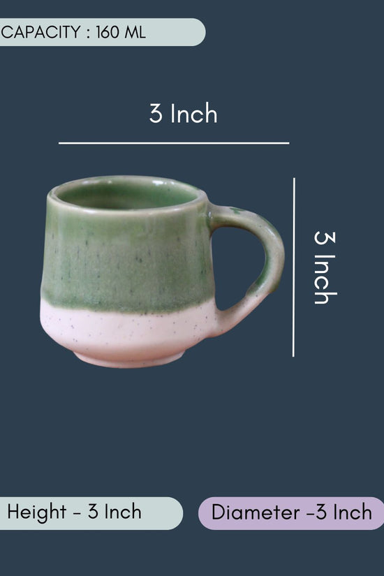 Green & White Chai Cup