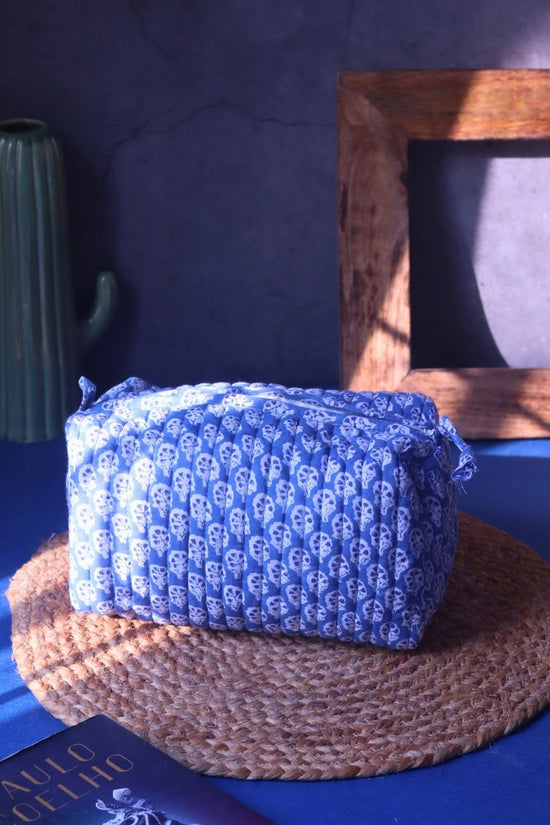 Indigo Toiletry Bag - Medium with premium quality material