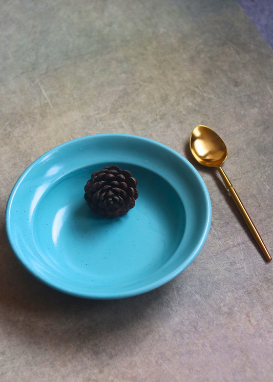 Ceramic pasta plate