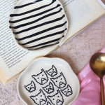 Cats & Zebra Handmade Dessert Plate with premium quality material