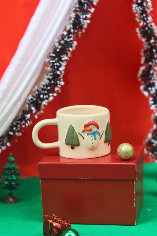 Merry Morning Magnet  Mug in a Gift Box made by ceramic