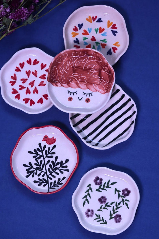 Set of 6 Hotselling Handmade Dessert plates (for the price of 5) with premium quality material