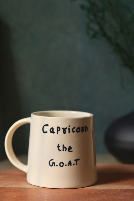 Ceramic Coffee Mug Quoted Capricorn 