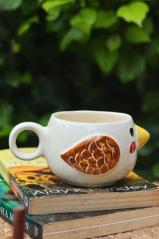 Birdie Mug handmade in india