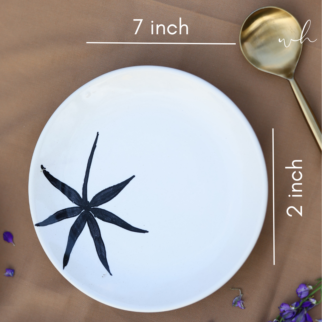 White ceramic plate