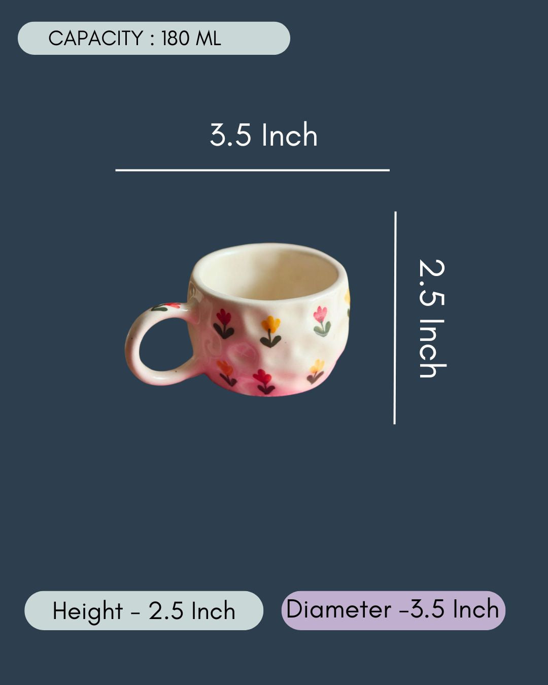 Tulip & Floral Bliss Mugs - Set of 2