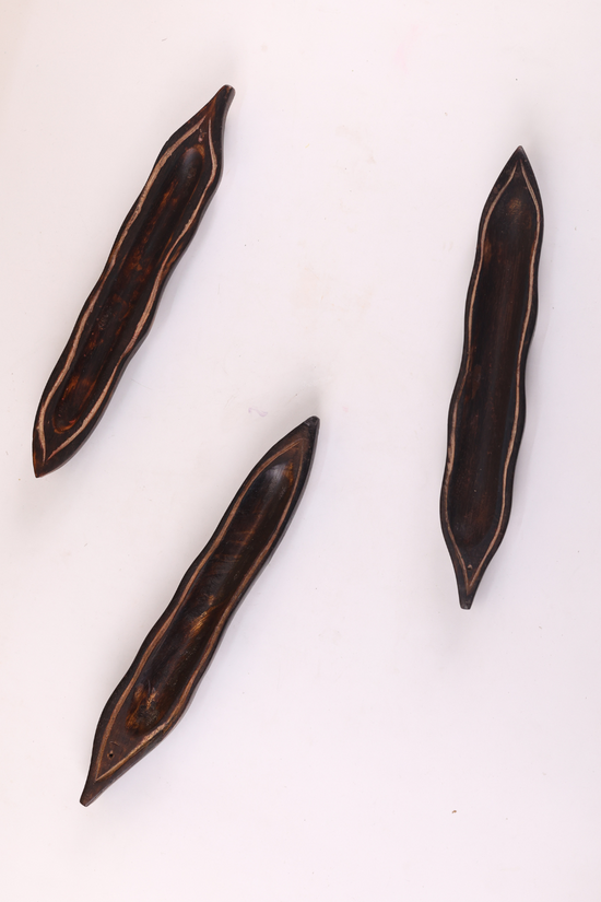 Handmade wooden pooja items