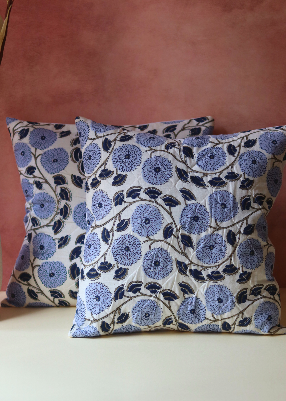 Prussian Blue Cushion Covers