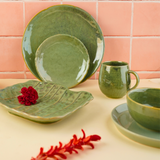 pistachio stoneware handmade in india