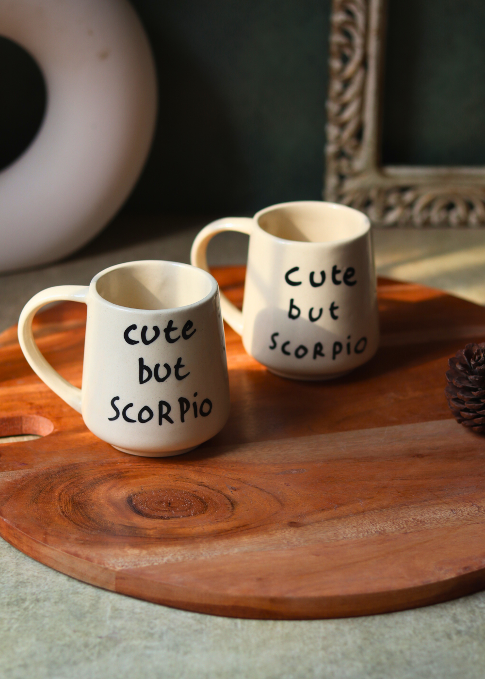Handmade ceramic mugs