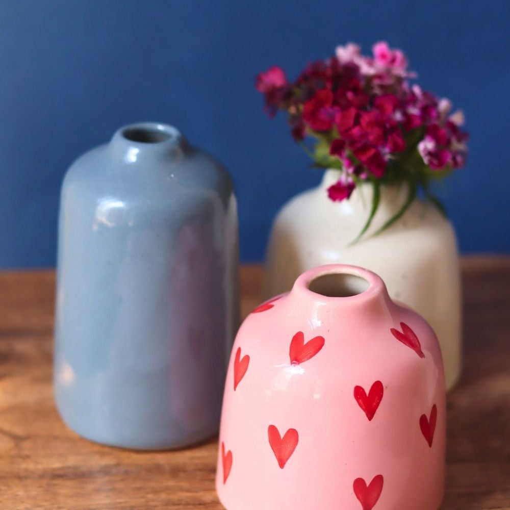 Set of 3 - Everbloom Bud Vases made by ceramic