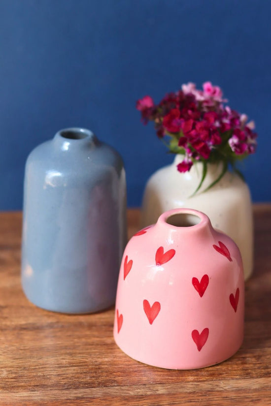 Set of 3 - Everbloom Bud Vases made by ceramic
