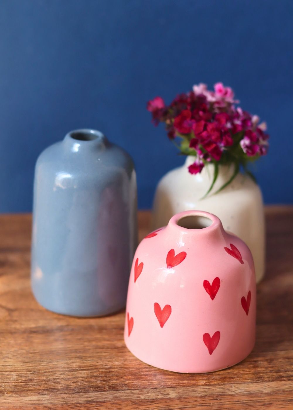 Set of 3 - Everbloom Bud Vases made by ceramic
