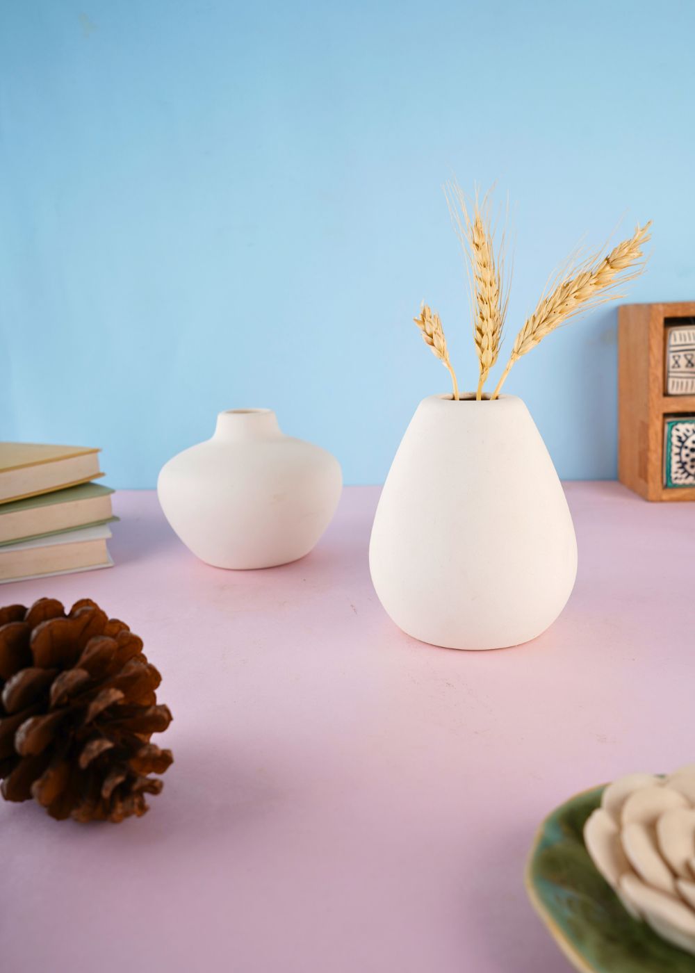 esoteric vases with matte finish