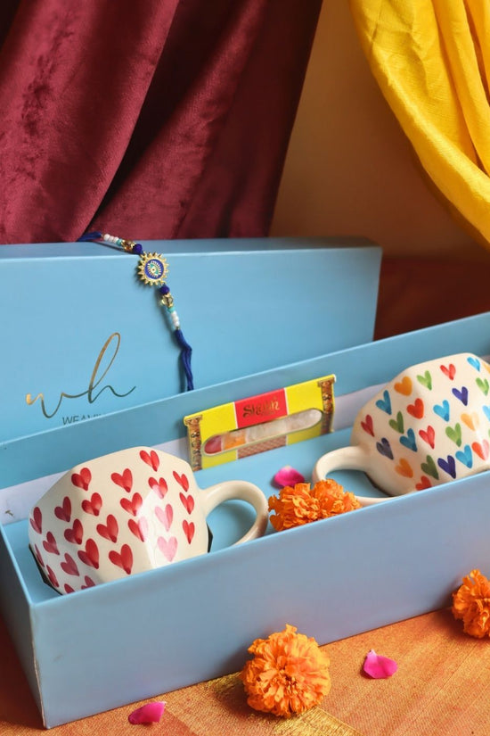 Heart & LoveisLove Mugs Rakhi Gift Box with premium quality material