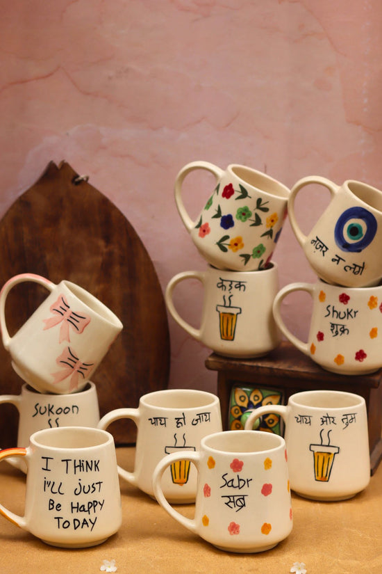 Set of 10 Message Mugs ciombo (for the price of 7) with premium quality material