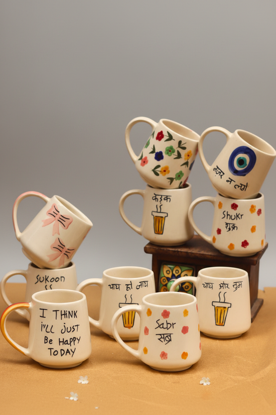 Set of 10 Message Mugs combo (for the price of 7)