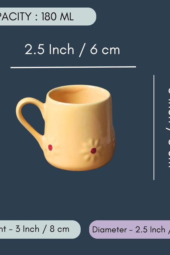 Yellow Lily mug in a Gift Box