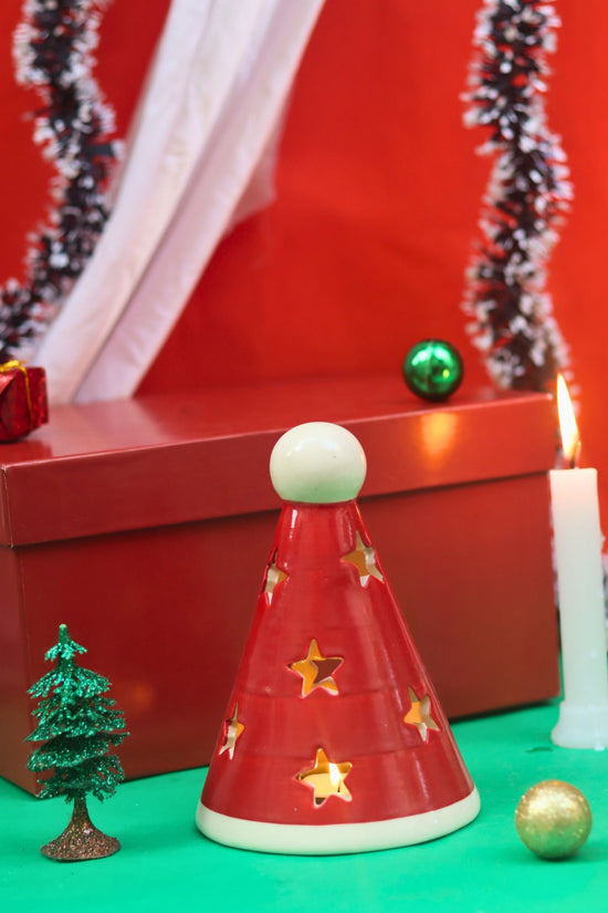 Santa's Cap tea light Diffuser in a Gift Box with premium quality material