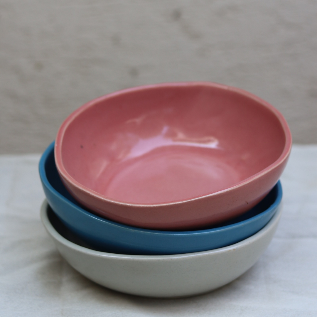 handmade Set of three Curry Bowls