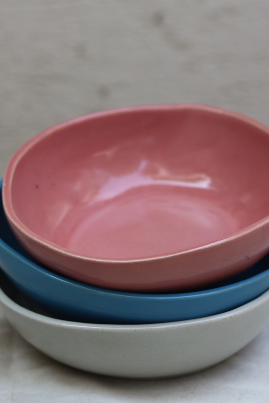 handmade Set of three Curry Bowls