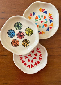 Handmade dessert plates 