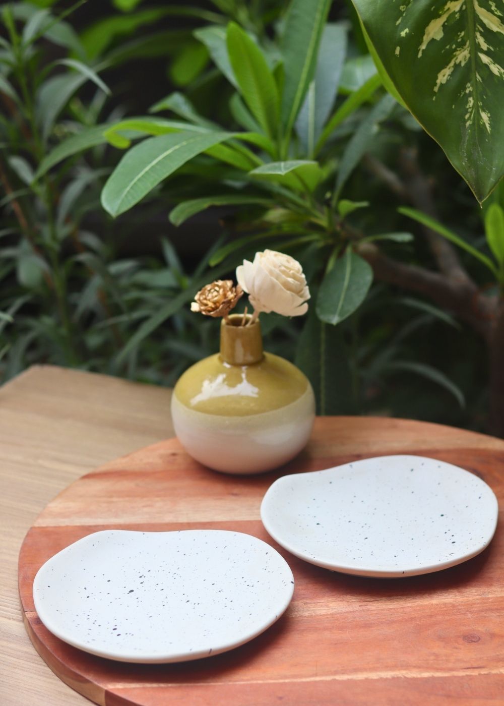 misfit plate handmade in india