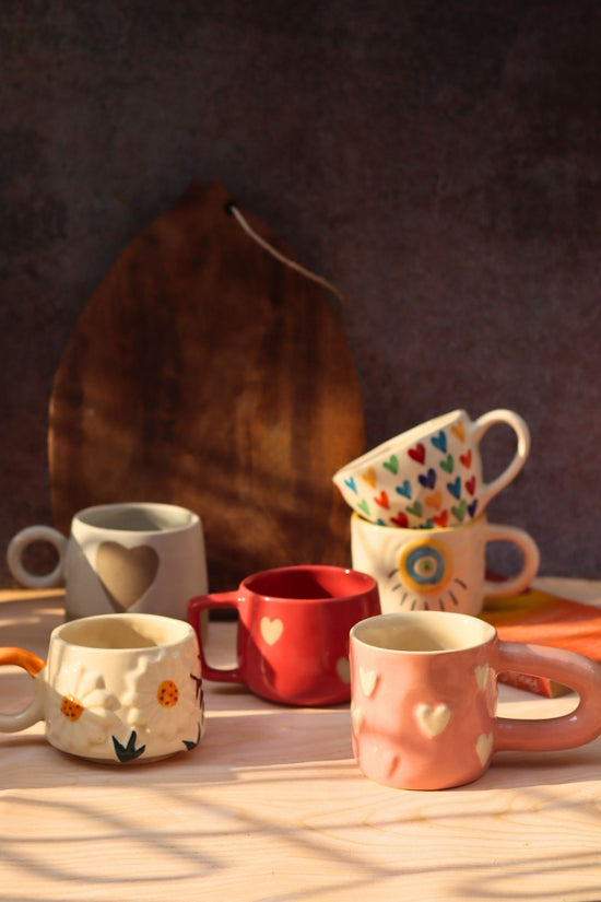 Set of 6 Berry & Bloom Love Mugs (for the price of 5)