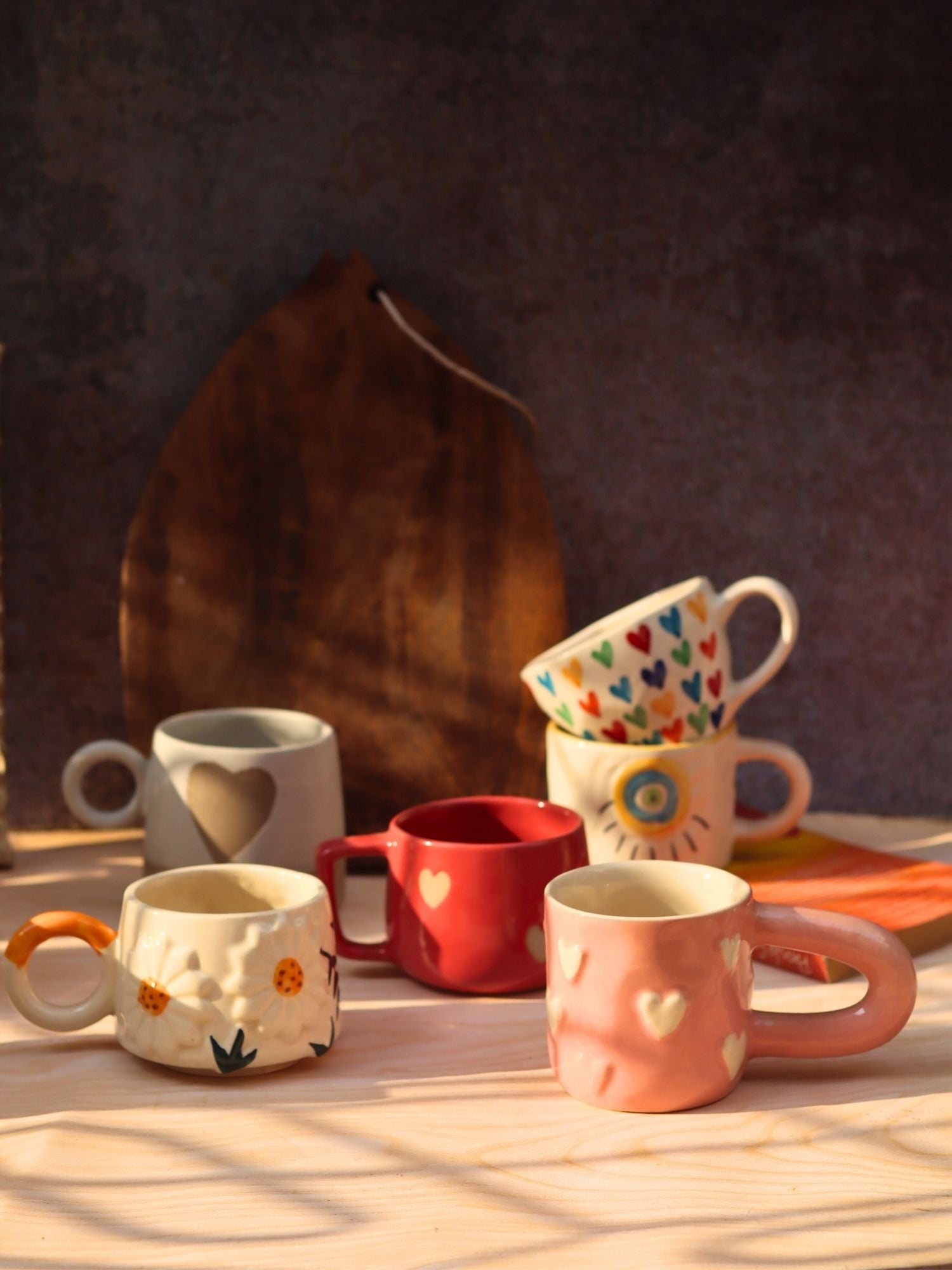 Set of 6 Berry & Bloom Love Mugs (for the price of 5)