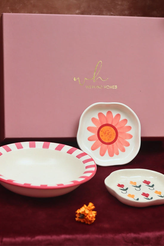 Handmade lead free The Floral Luxe Gift Hamper