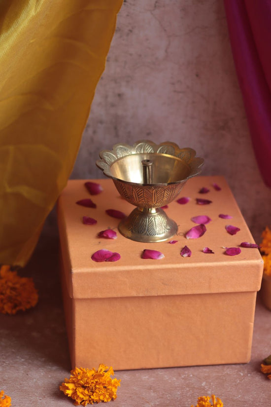 Swarn Deep Diya Diwali Gift Box handmade in india