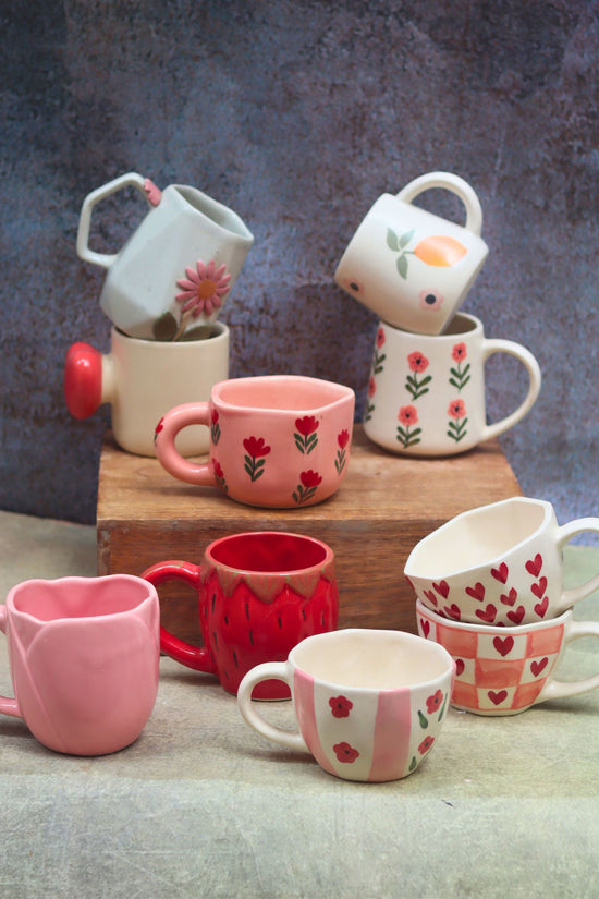 Set of 10 Peachy Summer Mugs combo  (for the price of 7)