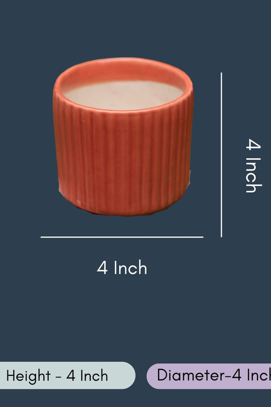 Small Rust Lined Planter