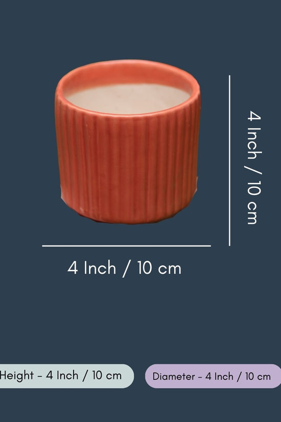 Small Rust Lined Planter