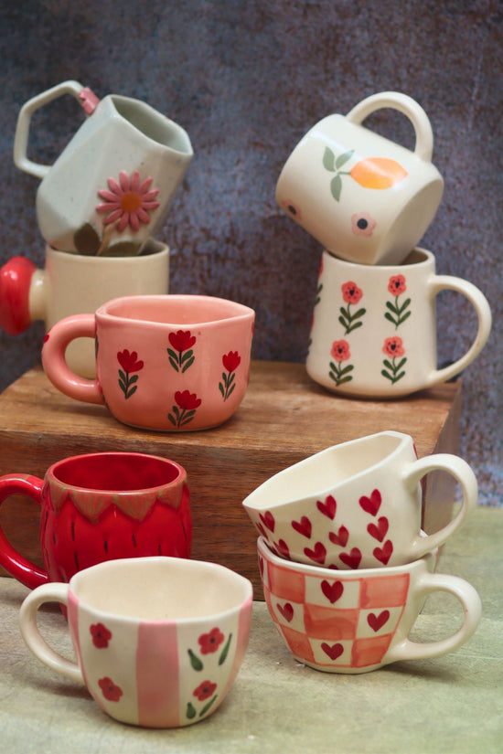 Set of 10 Peachy Summer Mugs combo  (for the price of 7)