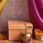 Golden Apple Jar Diwali Gift Box handmade in india