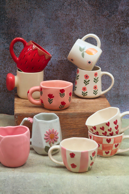Set of 10 Peachy Summer Mugs combo  (for the price of 7)